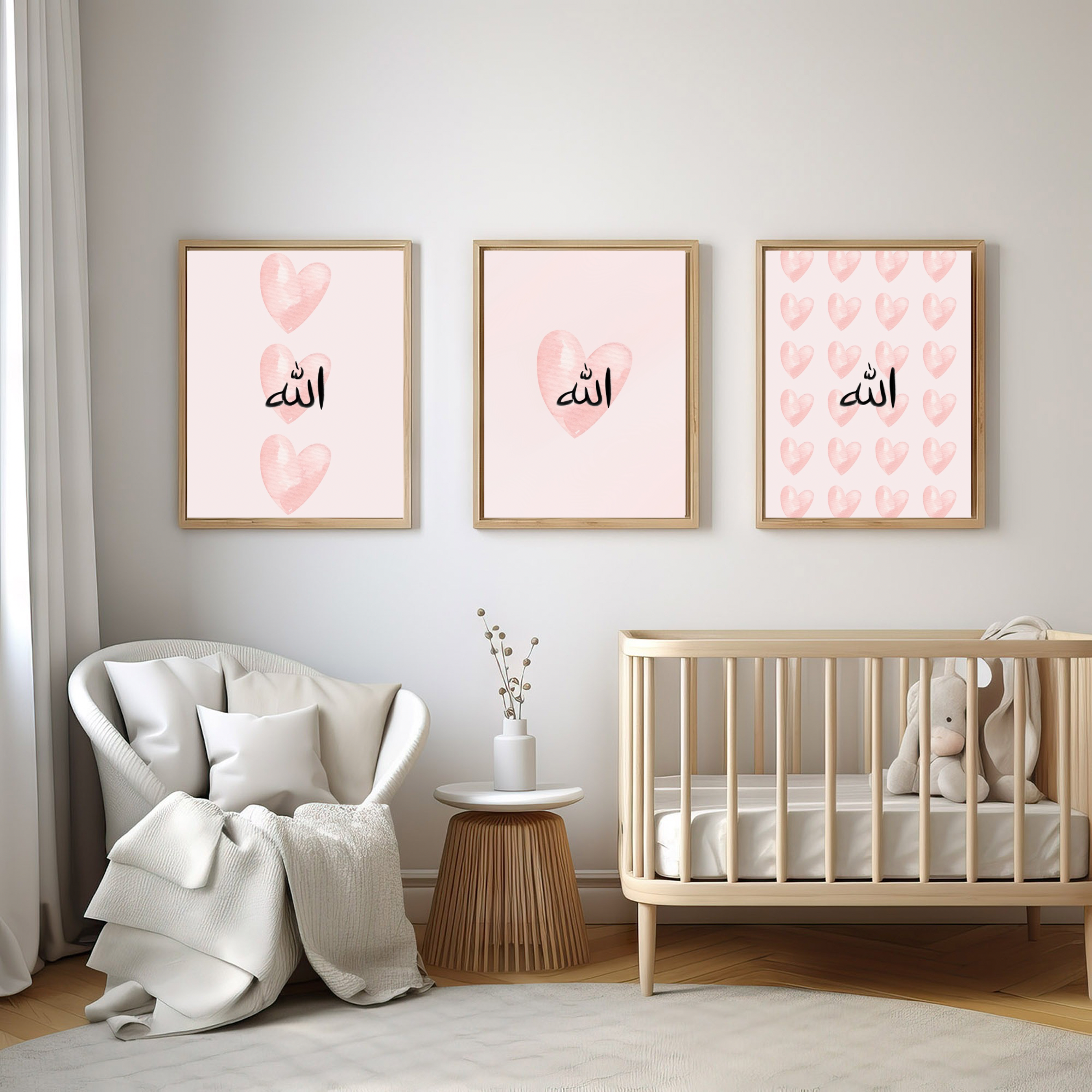 StorySouq islamic wall poster Allah kids heart collection