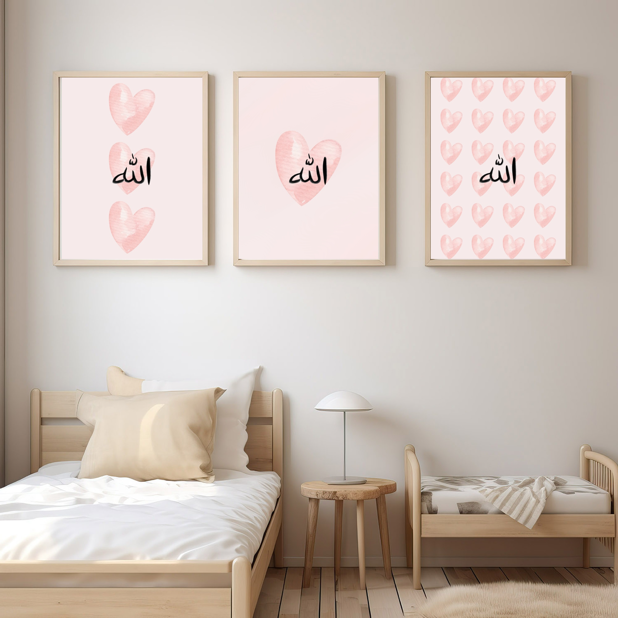 StorySouq islamic wall poster Allah kids heart collection